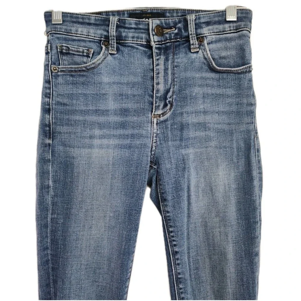 Lucky Brand Bridgette Skinny Women's Ankle Jeans, Size 00/24, Distressed, Blue - Picture 2 of 14